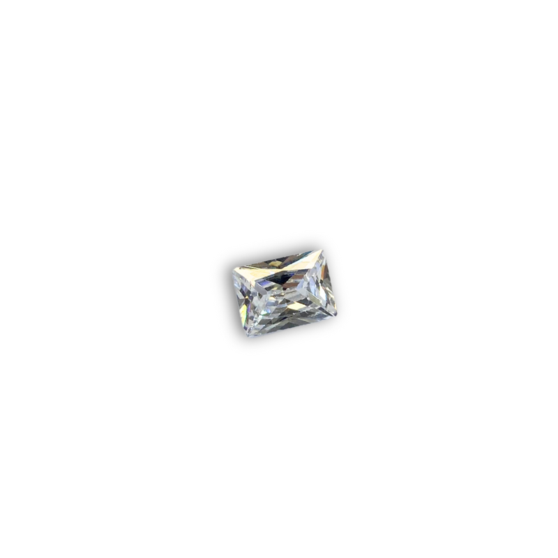 Lab Created Gemstone - White Baguette - 201-LCGWHB