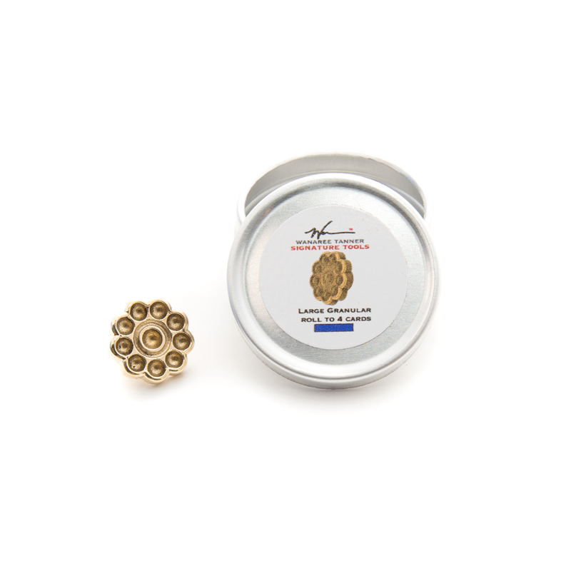 Wanaree Tanner Die Cut Tool Head - Large Granular Round