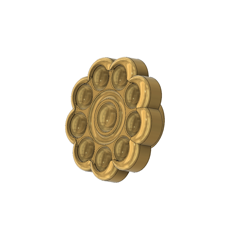 Wanaree Tanner Die Cut Tool Head - Large Granular Round