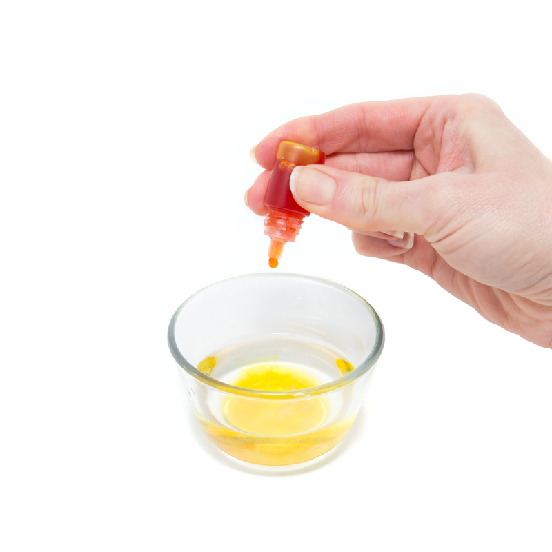 Add a few drops into a small bowl of water - 102-F0038