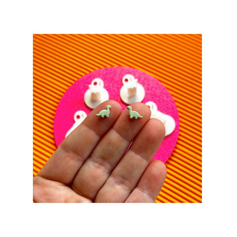 Micro Cutter - Dino Mirrored (With Push Stamp) Make great earrings!