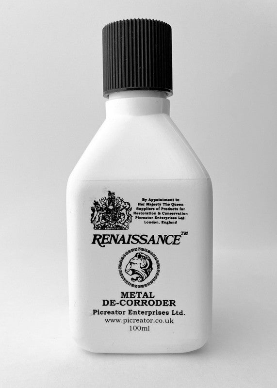Renaissance Metal De-Corroder - clean rusty shot!