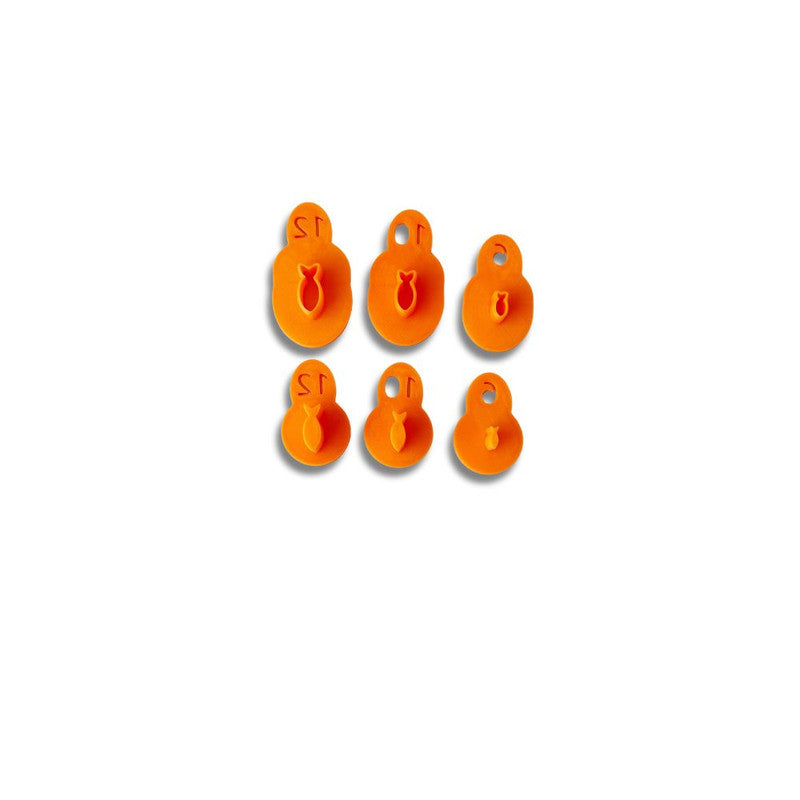 Micro Cutter - Fish (With Push Stamp) all sizes