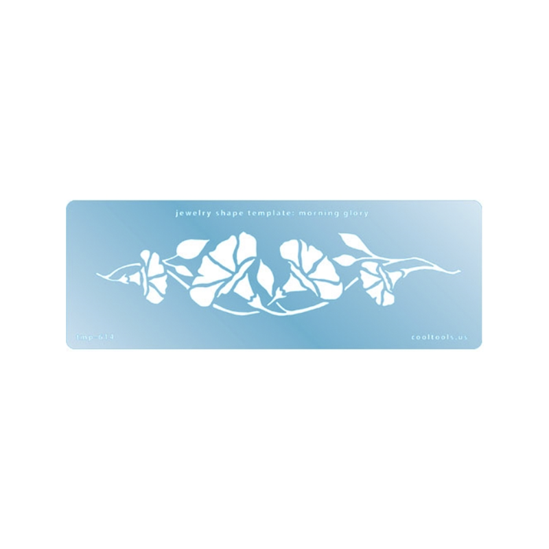 Morning Glory flower template by Cool Tools.