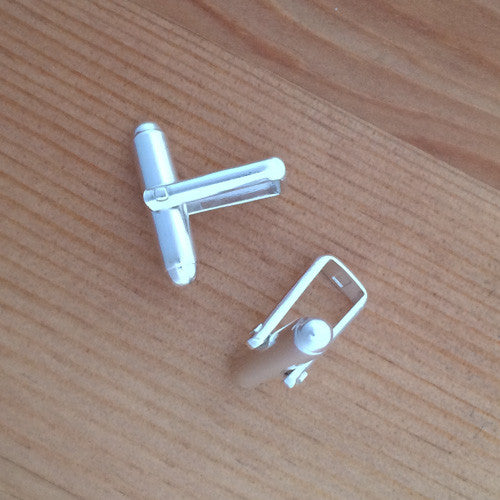 Sterling Silver Cufflink Fitting ready to solder!