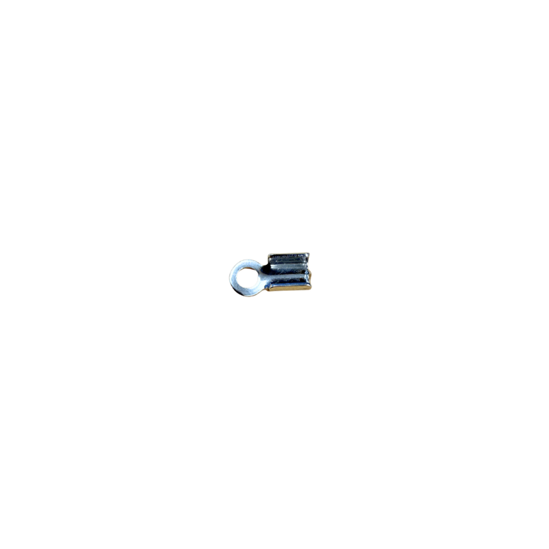 Nickel Plated Brass 2mm Cord Ends