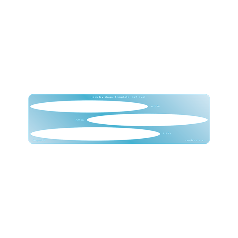 Oval Cuff template by Cool Tools