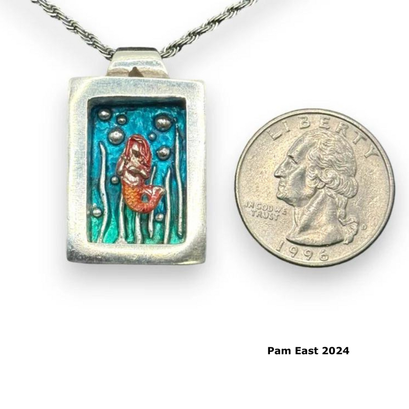 Pam East Hinge Box Rectangle Mermaid Jewellery - 264-PE1003