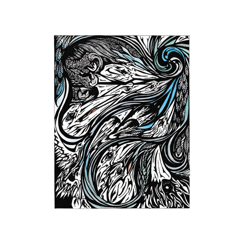 Texture - Carol Douglas - Raven - Colour Close-up