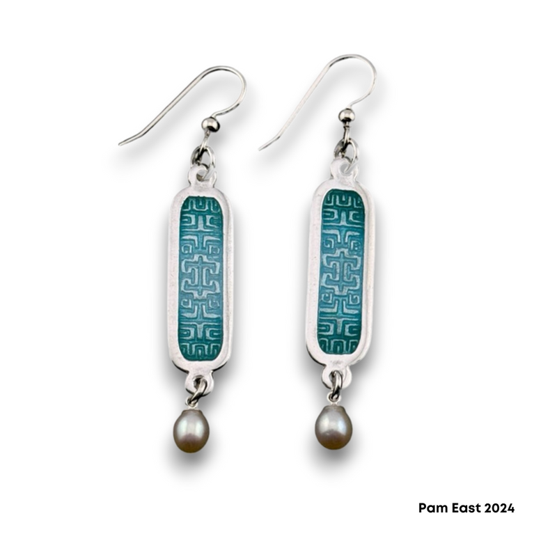 Pam East Template & Texture Mat Set - Drop Earrings Set C - 264-PE2044