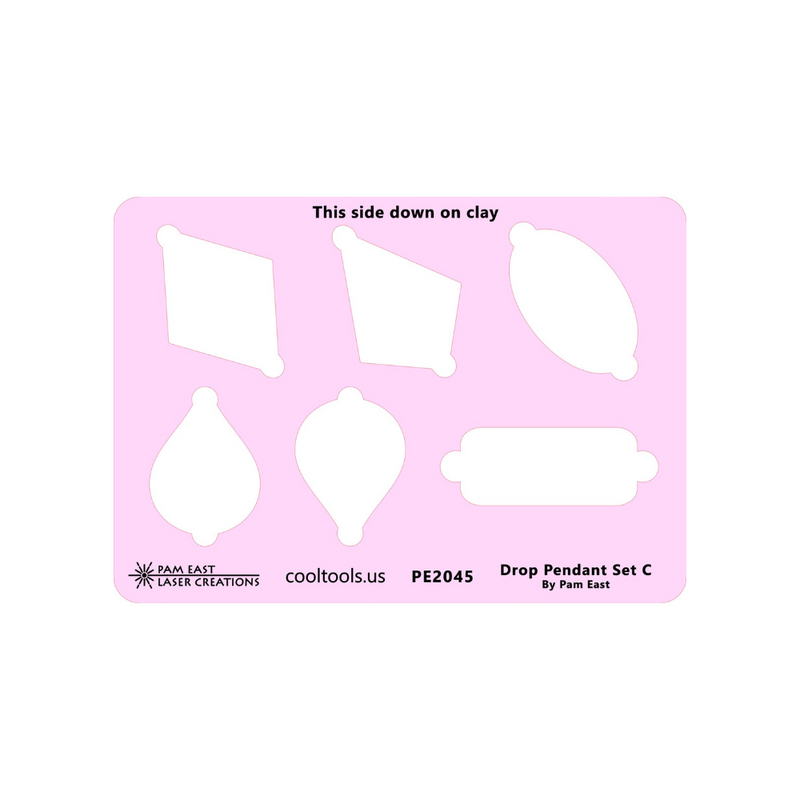 Pam East Template Set - Drop Pendant Set C - 264-PE2045