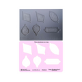 Pam East Template & Texture Mat Set - Drop Pendant Set C - 264-PE2045