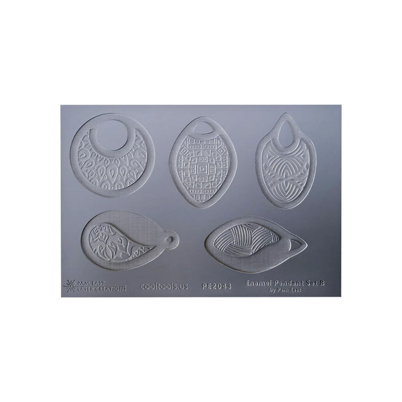 Pam East Texture Mat Set - Large Pendant Set B - 264-PE2043