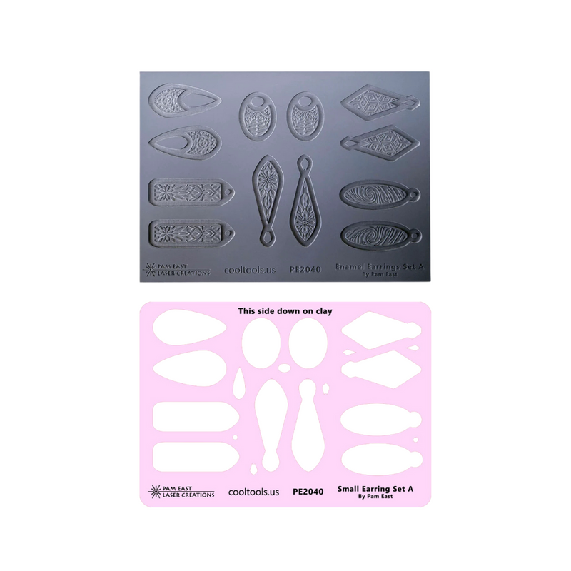 Pam East Template Set - Small Earrings Set A - 264-PE2040