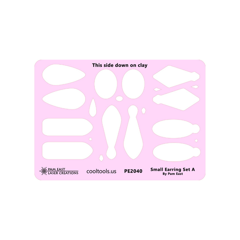 Pam East Template Set - Small Earrings Set A - 264-PE2040
