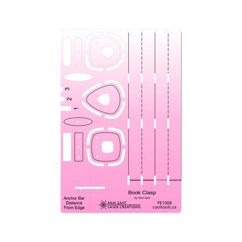 Pam East Template - Book Clasp - 264-PE1008
