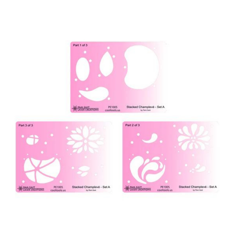 Pam East Template - Champlevé A Set - 264-PE1005