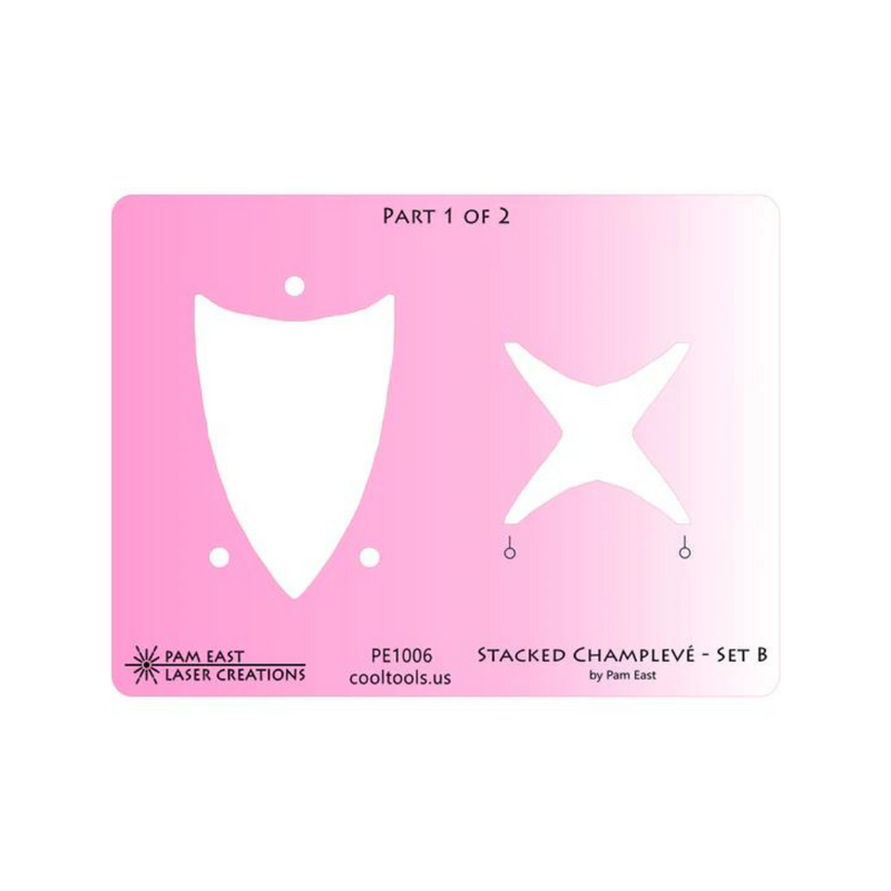 Pam East Template - Champlevé B Set - 264-PE1006