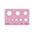 Pam East Template - Glass Setting Set 5 - 264-PE1022
