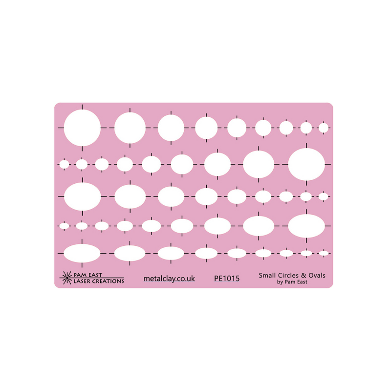 Pam East Template - Small Circles & Ovals - 264-PE1015