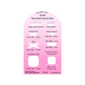 Pam East Small Rounded Square Box Template- 264-1002