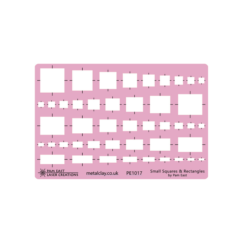 Pam East Template - Small Squares and Rectangles - 264-PE1017