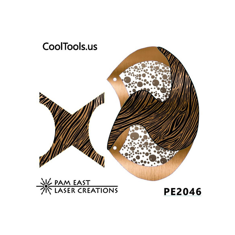 Pam East Template & Texture Mat Set - Deep Etch 1 - 264-PE2046