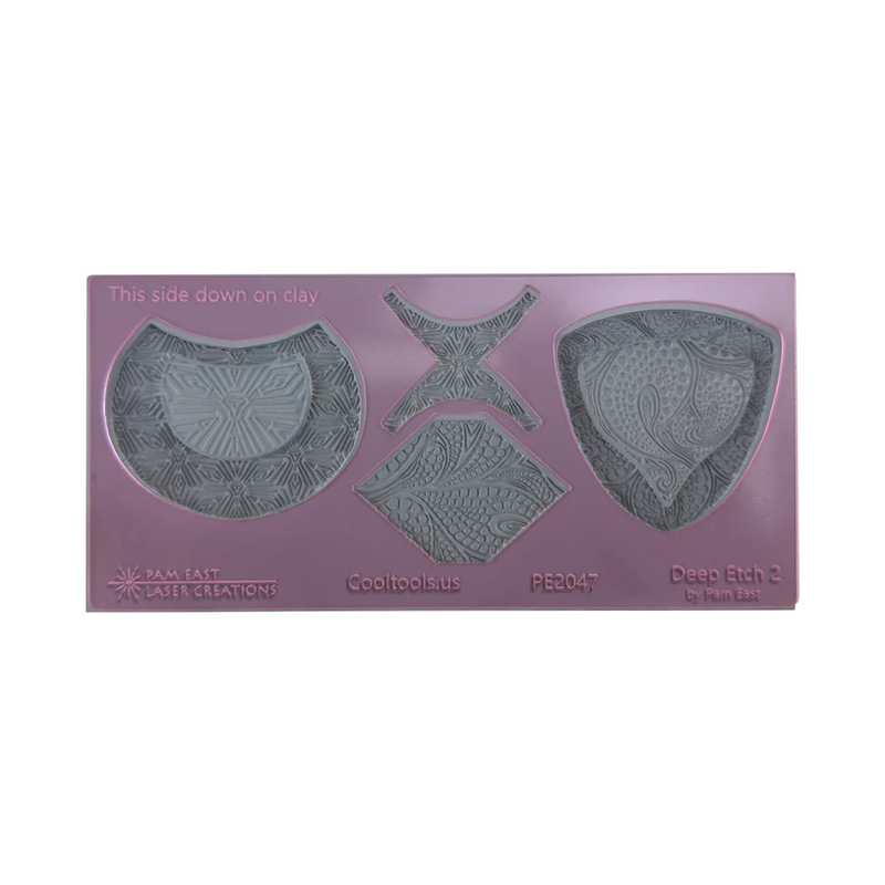 Pam East Template & Texture Mat Set - Deep Etch 2 - 264-PE2047