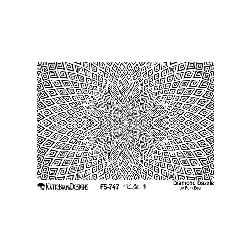 Pam East Texture Mat - Diamond Dazzle - 264-PE747