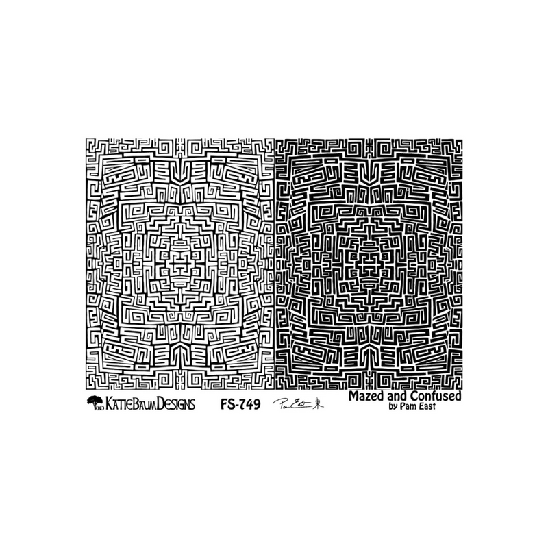 Pam East Texture Mat - Mazed and Confused - 264-PE749