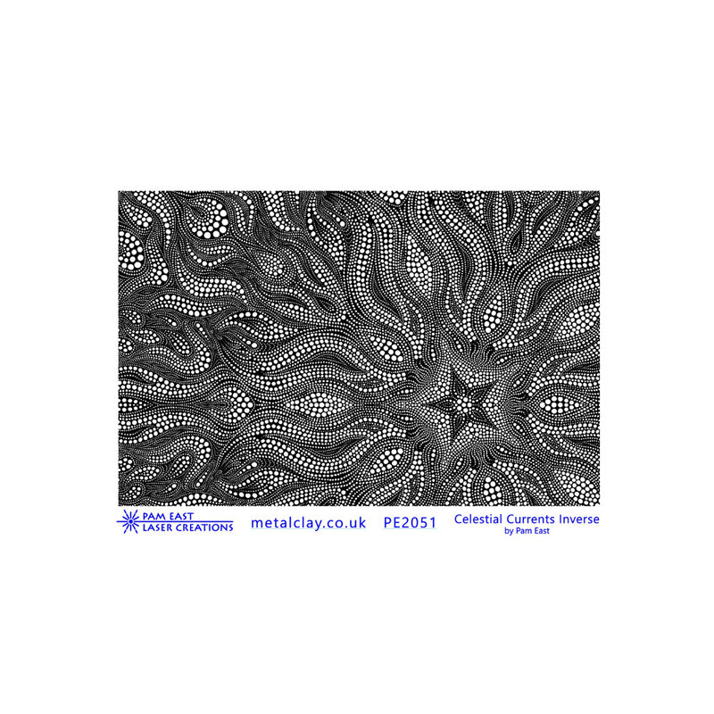 Pam East Texture Mat - Celestial Currents INVERSE - 264-PE2051