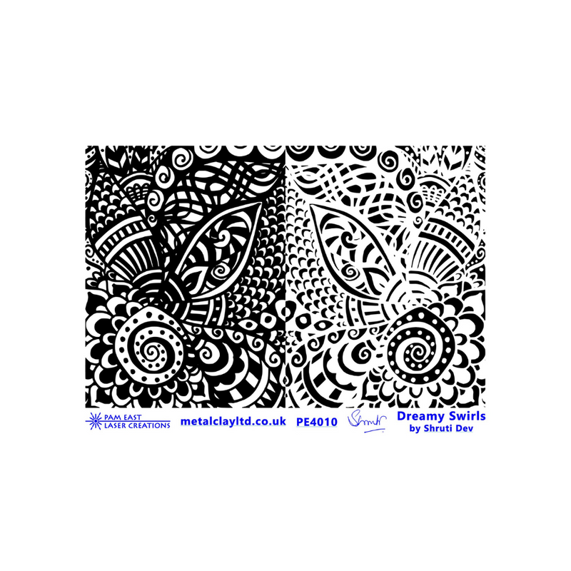 Pam East Texture Mat - Dreamy Swirls by Shruti Dev - 264-PE4010