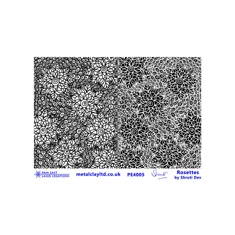 Pam East Texture Mat - Rosettes by Shruti Dev - 264-PE4005