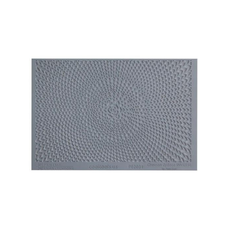 Pam East Texture Mat - Chevron Zydeco Inverse - 264-PE2031