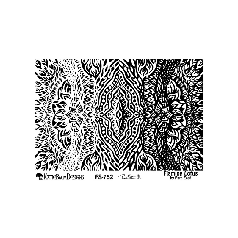 Pam East Texture Mat - Flaming Lotus - 264-PE752
