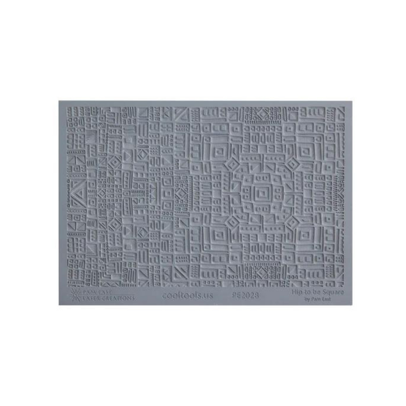 Pam East Texture Mat - Hip to Be Square - 264-PE2028