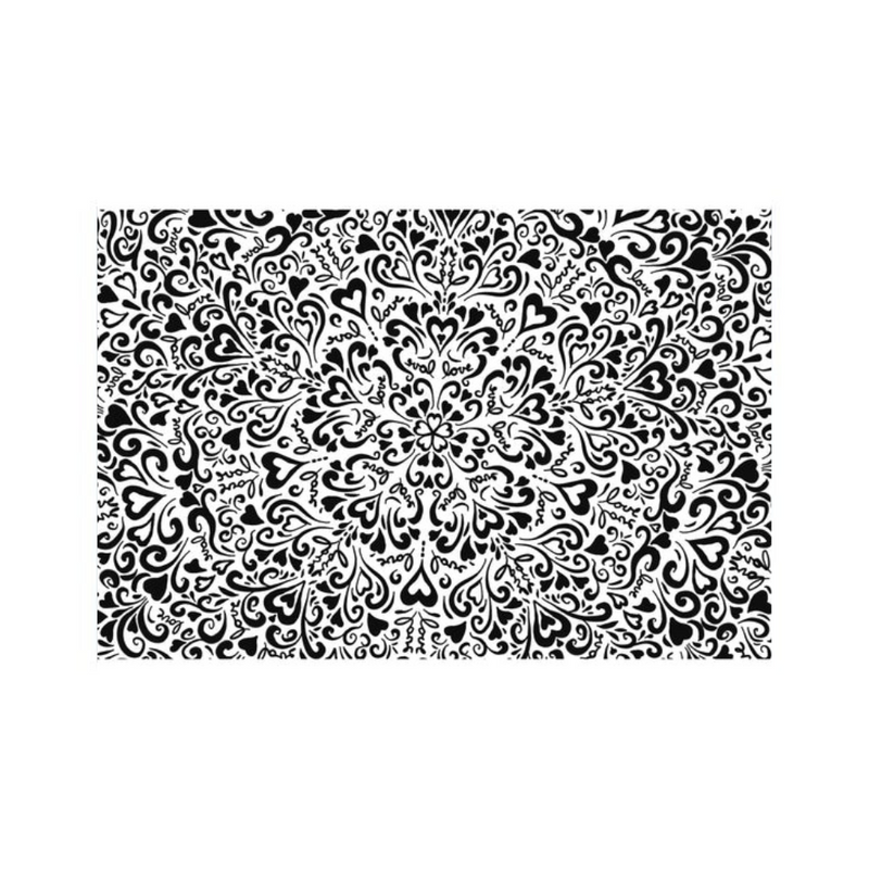 Pam East Texture Mat - Love Blooms - 264-PE2020