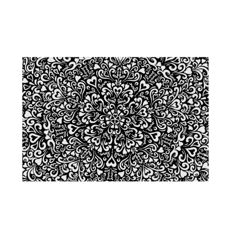 Pam East Texture Mat - Love Blooms Inverse - 264-PE2021