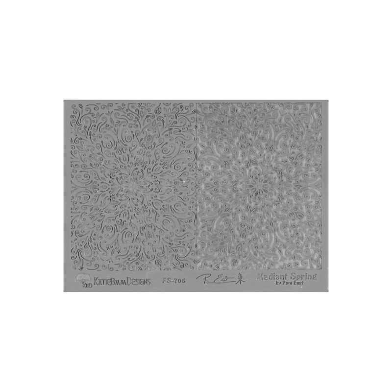 Pam East Texture Mat for Metal Clay - Radiant Spring - 264-PE706