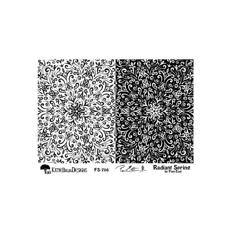 Pam East Texture Mat for Metal Clay - Radiant Spring - 264-PE706