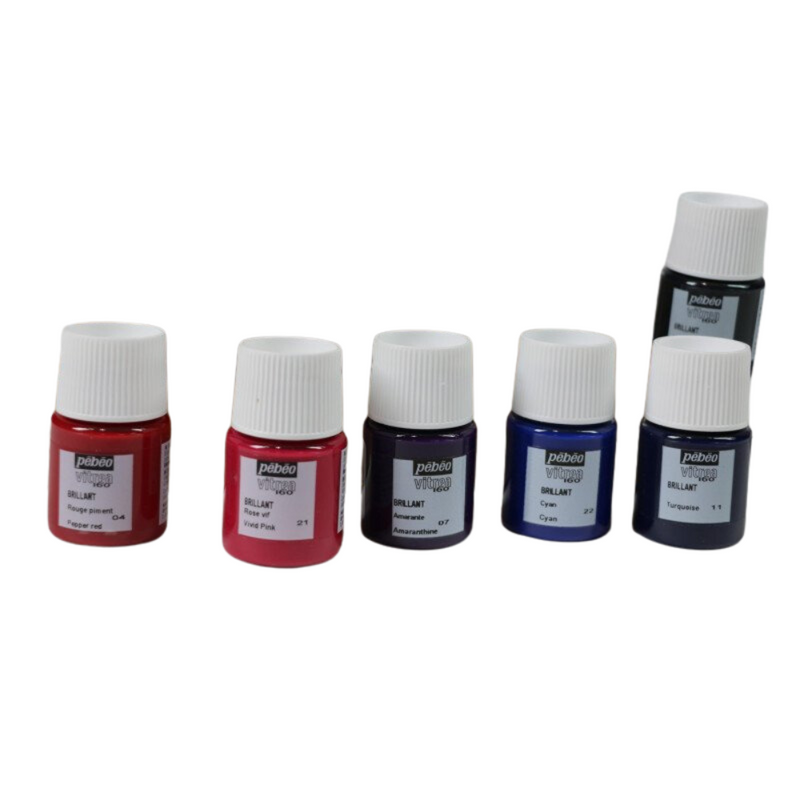 Pebeo Vitrea 160 Initiation 2 Colour Set of 6 - 20ml-134-756462