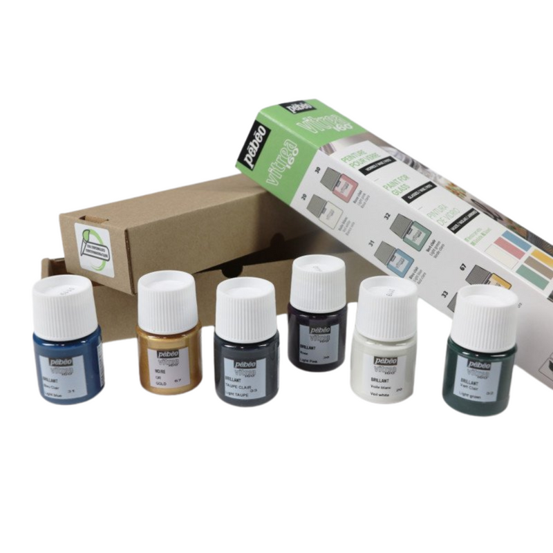 Pebeo Vitrea 160 Initiation 2 Colour Set of 6 20ml-134-756463