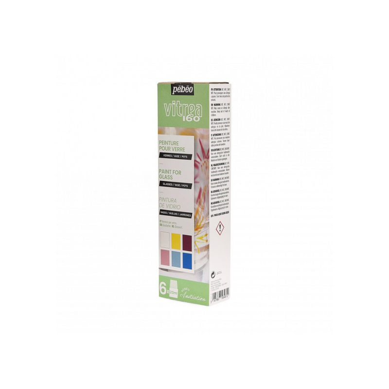 Pebeo Vitrea 160 Initiation - Colour Set of 6 20ml - 134-756461