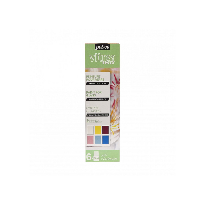 Pebeo Vitrea 160 Initiation - Colour Set of 6 20ml - 134-756461