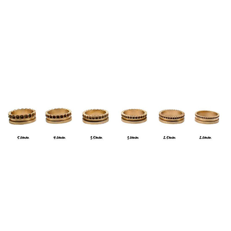 Range of granulation Die Cut Rollers