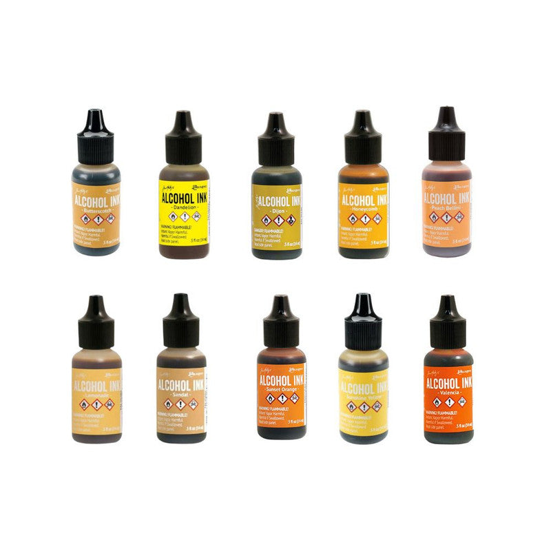 Alcohol Ink Yellow and Orange - 14ml (244-YE/OR)