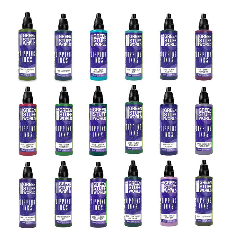 The Dipping Colours available