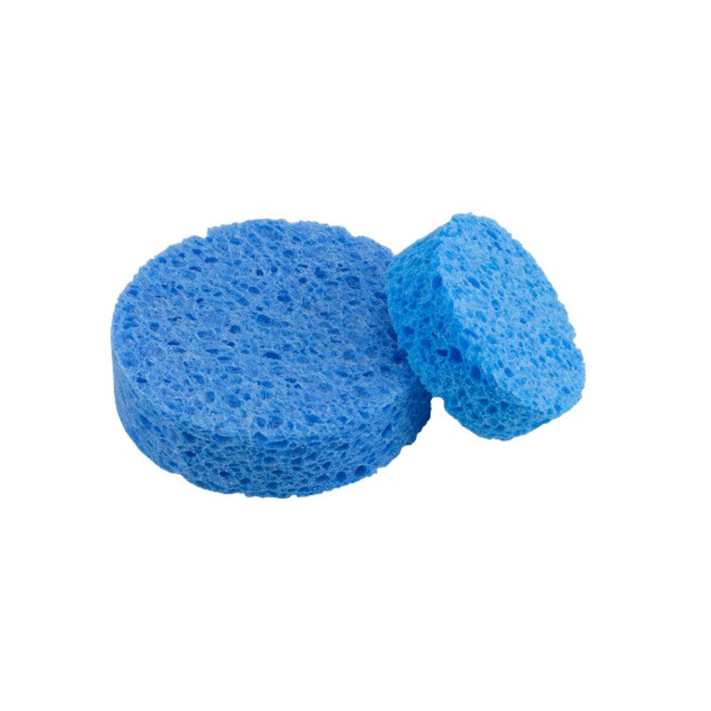 One large and one small sponge