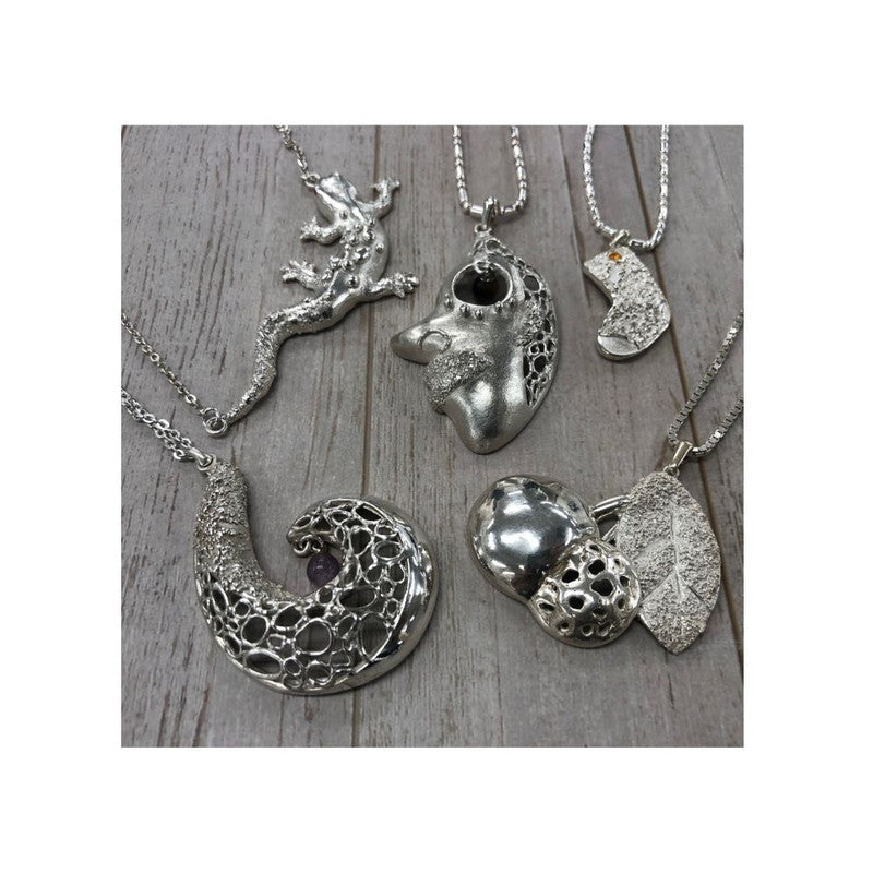 Metal Clay Jewellery make with fine Silver Frit Flakes - Medium - 5gm - 102-H-002