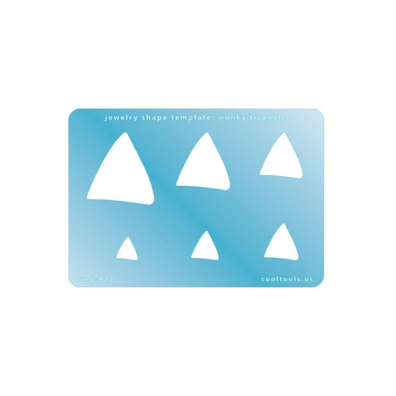 Jewellery Shape Template - Wonky Triangle (103-TMP-822)